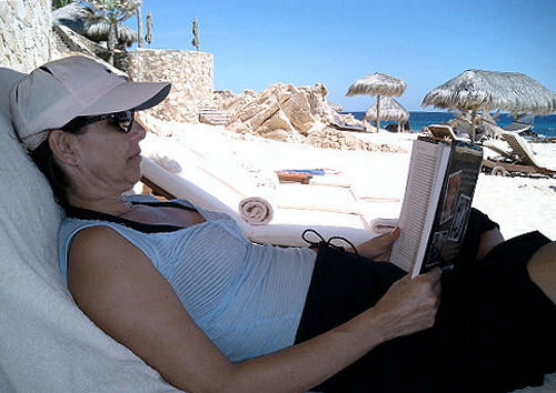 Reading on the Beach